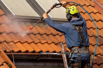 Démoussage et hydrofuge de toiture à Yenne